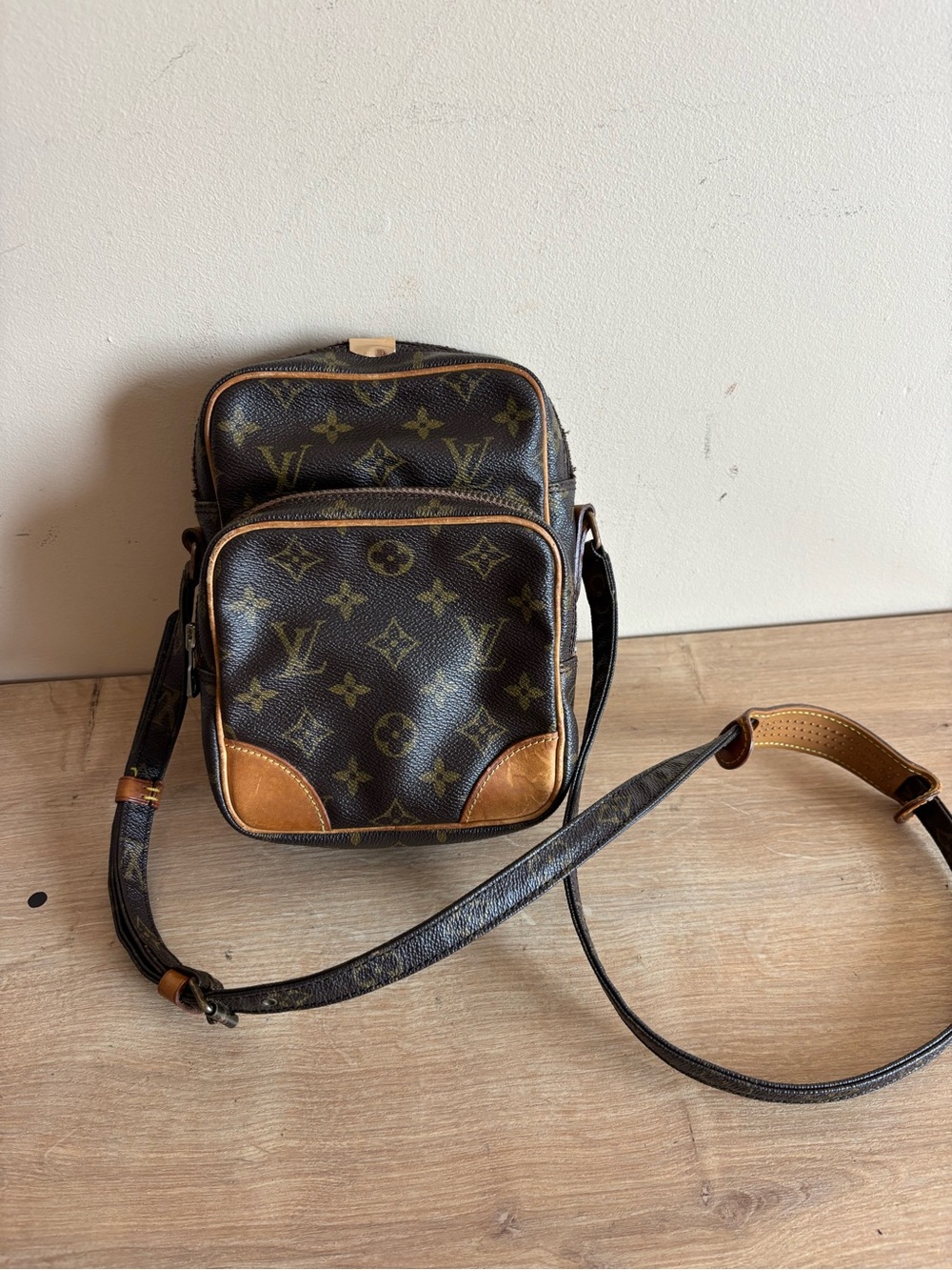 Louis Vuitton Monogram Small Crossbody Bag in Brown